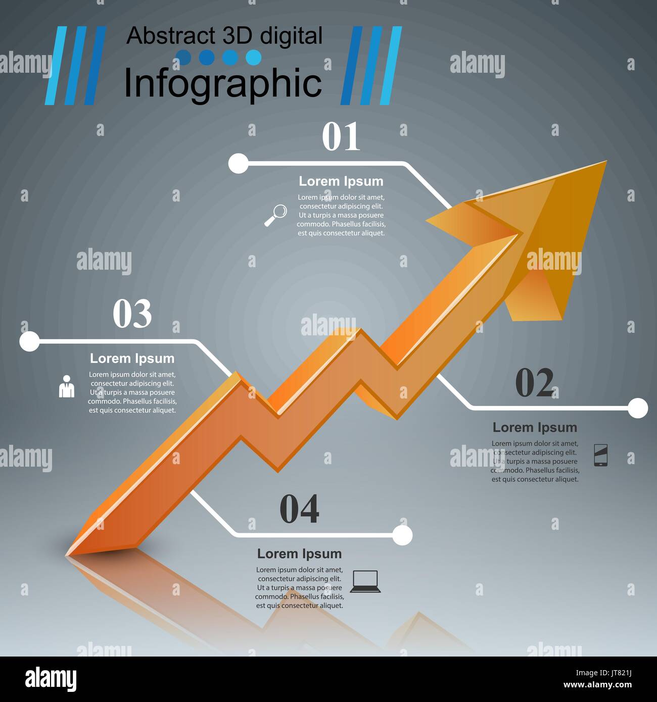 Infographic icons. Arrows icon Stock Vector Image & Art - Alamy
