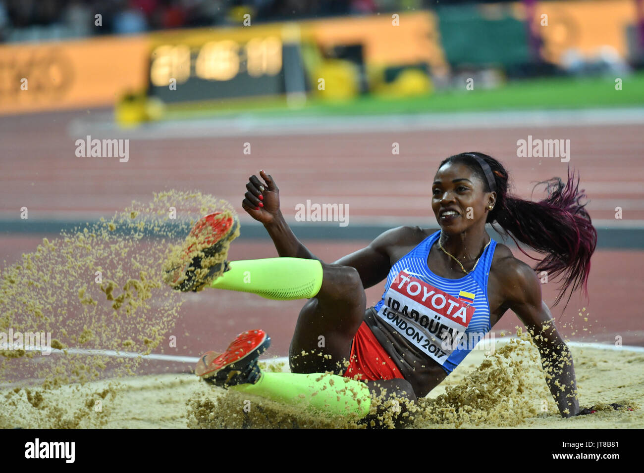 London, UK. 7th Aug, 2017. IAAF World Championships. Monday. Triple ...