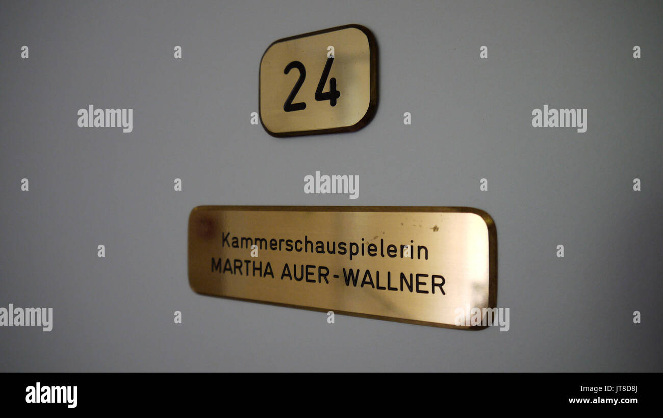 Some Plates At The Door Give A Hint Of The Pensioners Former Life