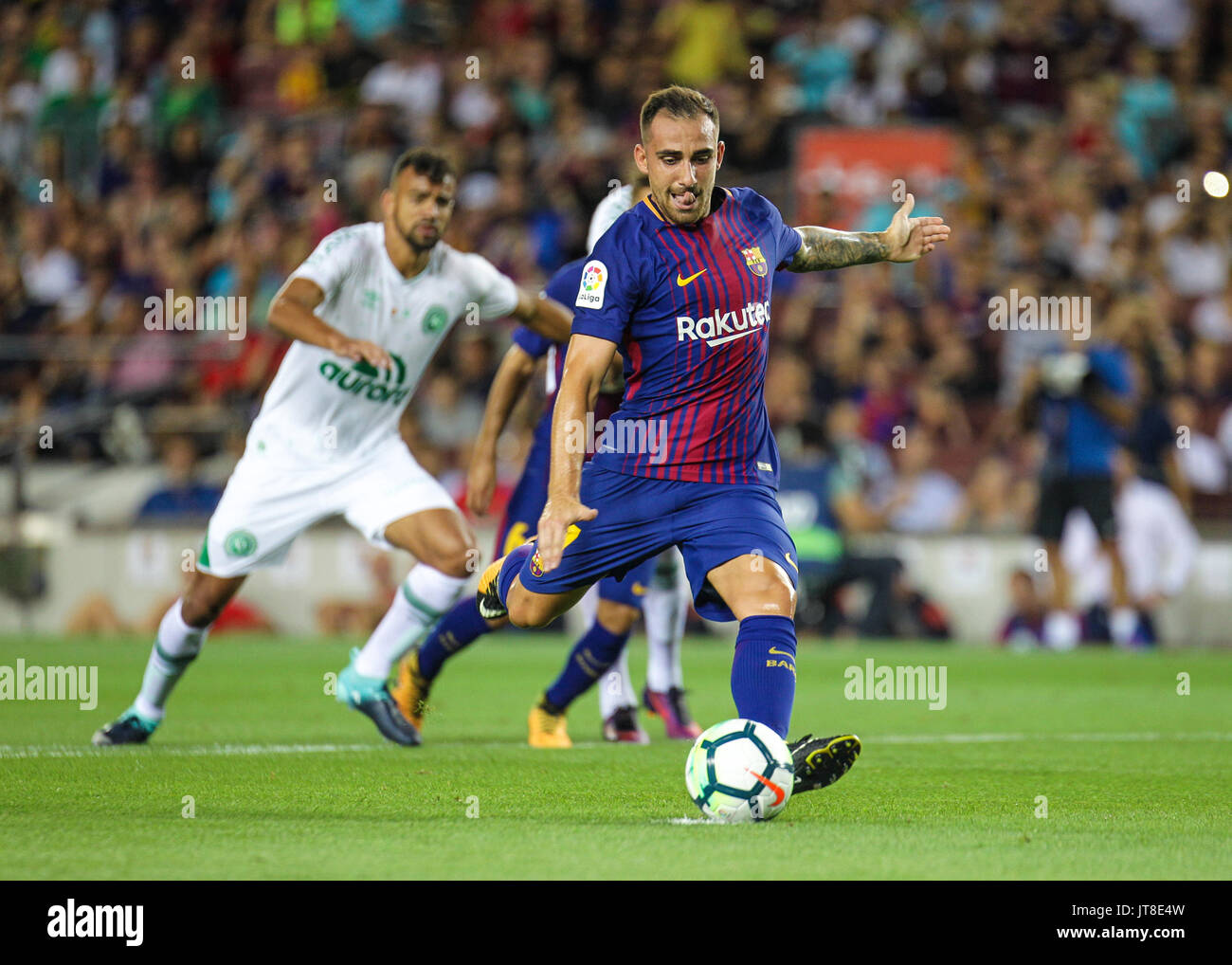 Friendly soccer match between FC Barcelona and Chapecoense at the Camp ...
