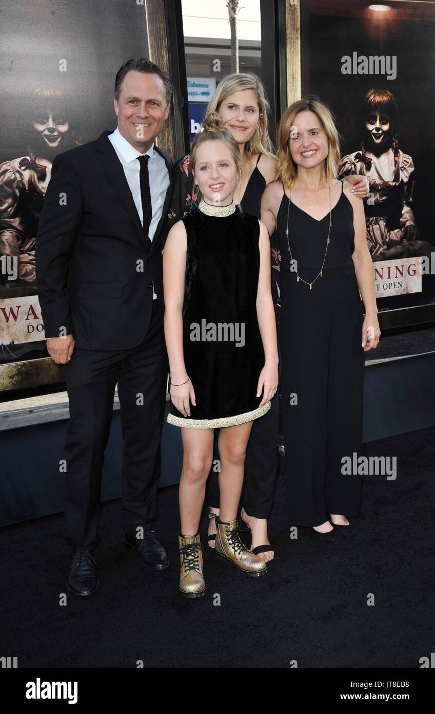 Los Angeles, CA, USA. 7th Aug, 2017. Lulu Wilson, family at arrivals