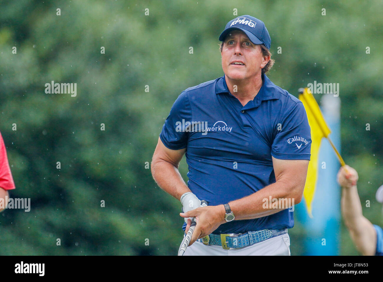 Charlotte, NC., USA. 8th August, 2017. Phil Mickelson of the United