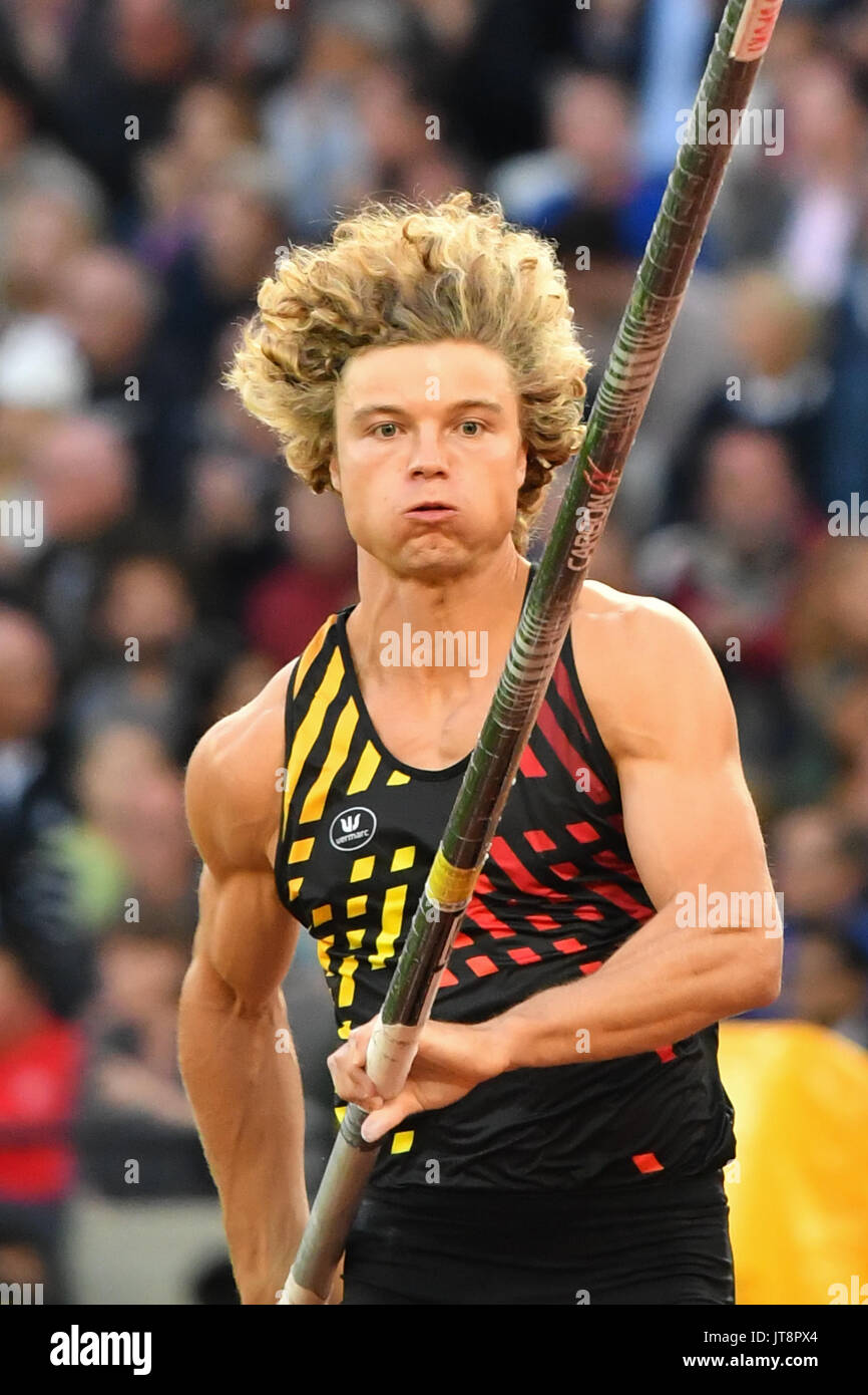 London, UK. 8th Aug, 2017. IAAF World Championships. Day 5. Pole Vault
