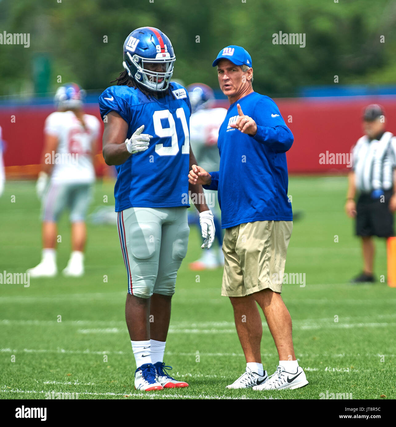 East Rutherford, New Jersey, USA. 08th Aug, 2017. New York Giants