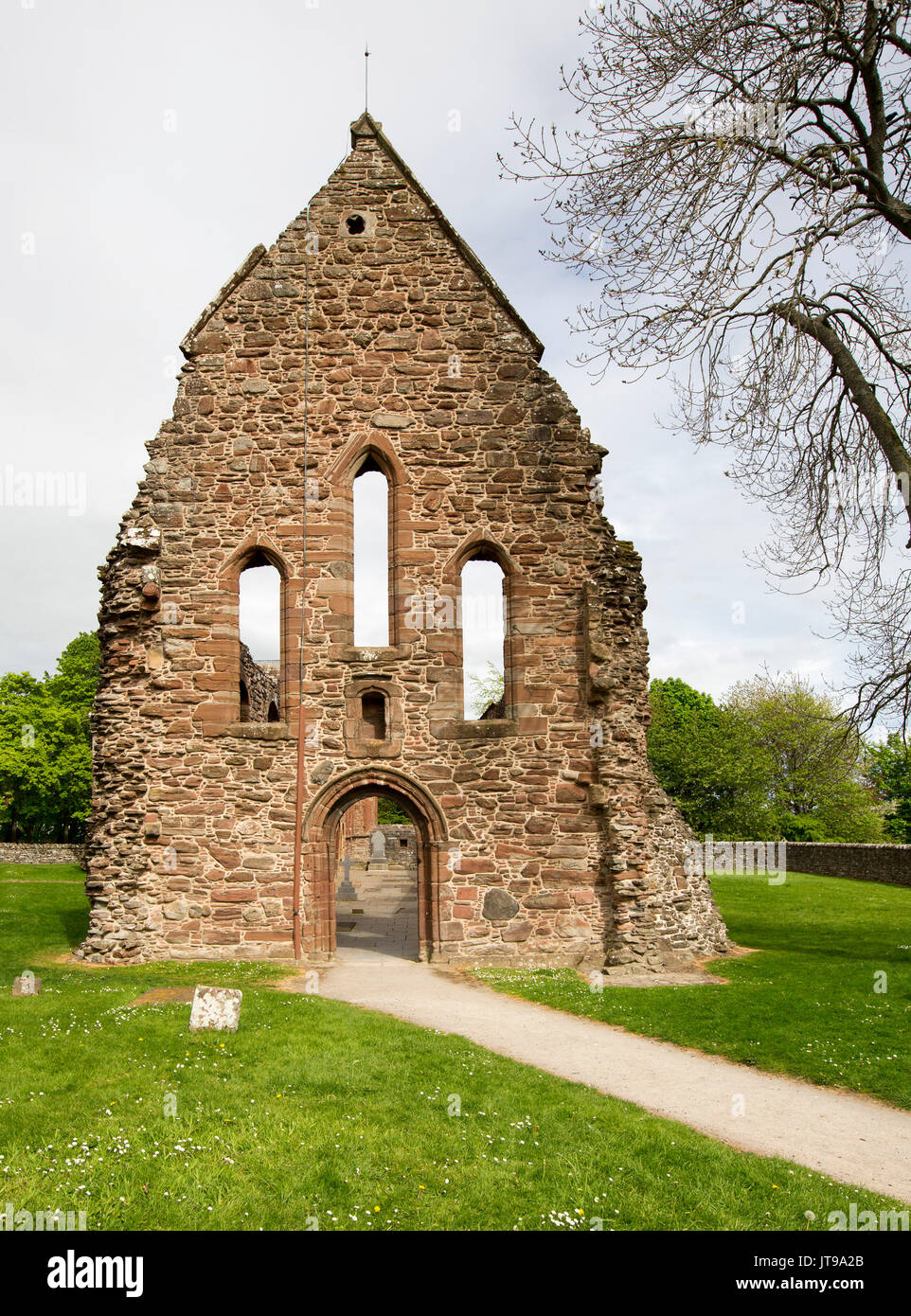Ruins of historic Beauly priory, near Inverness Scotland Stock Photo
