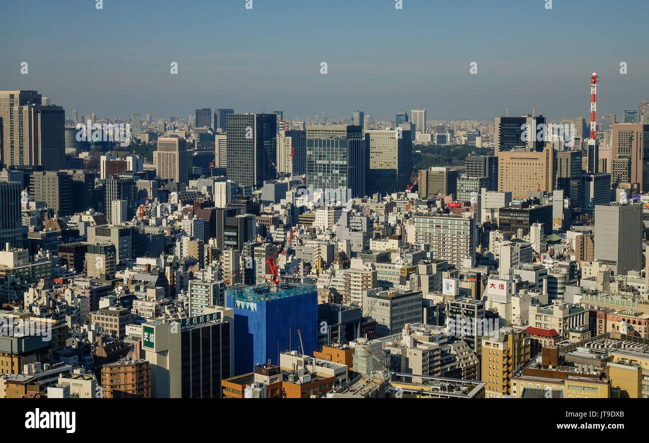 Tokyo view from the top hi-res stock photography and images