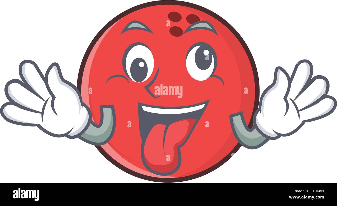 Crazy bowling ball character cartoon Stock Vector Image & Art - Alamy
