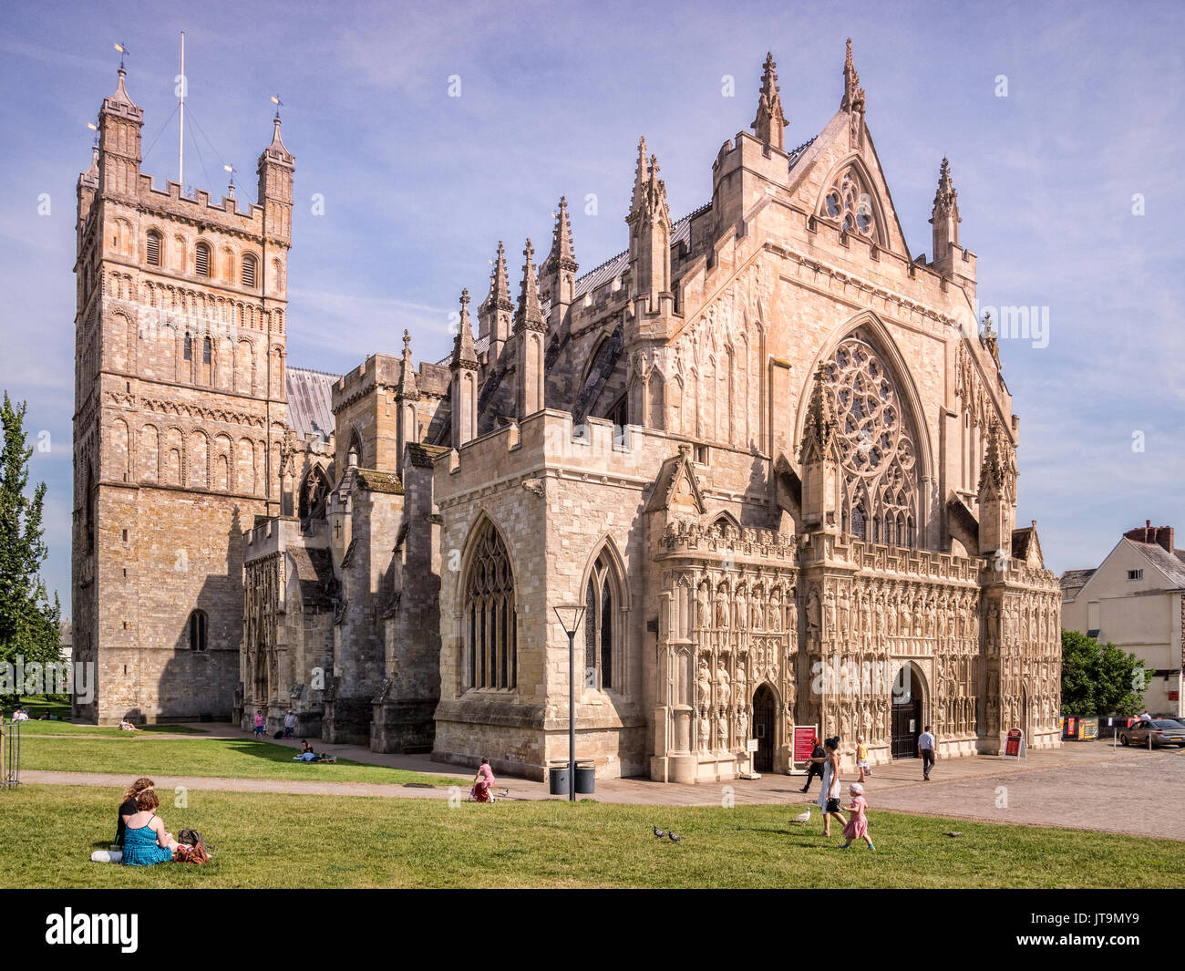 20 June 2017 Exeter, Devon, UK The Cathedral Church of St Peter