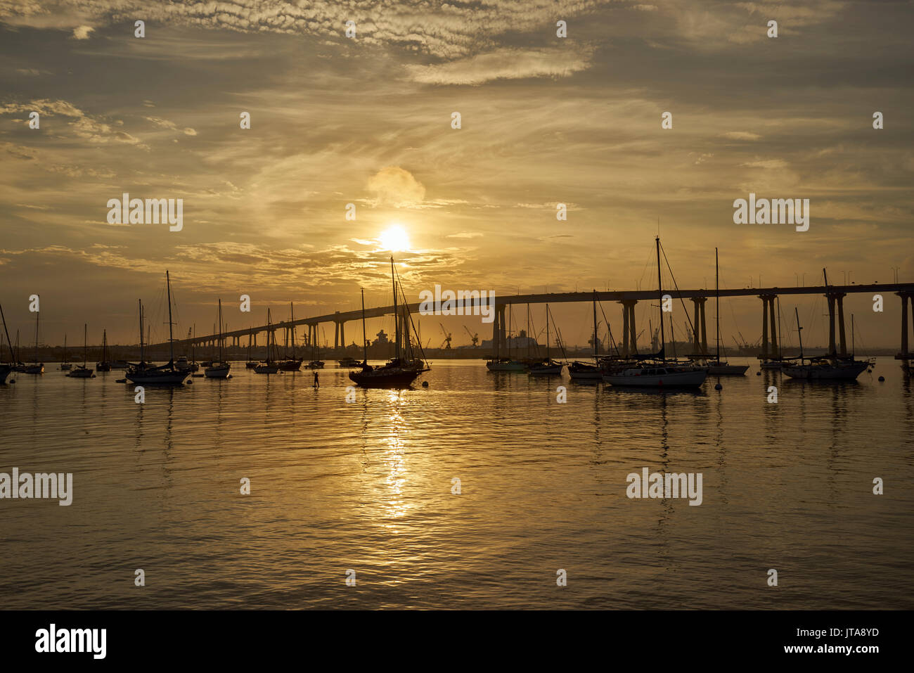view from Coronado Island towards the Coronado Bridge Stock Photo - Alamy