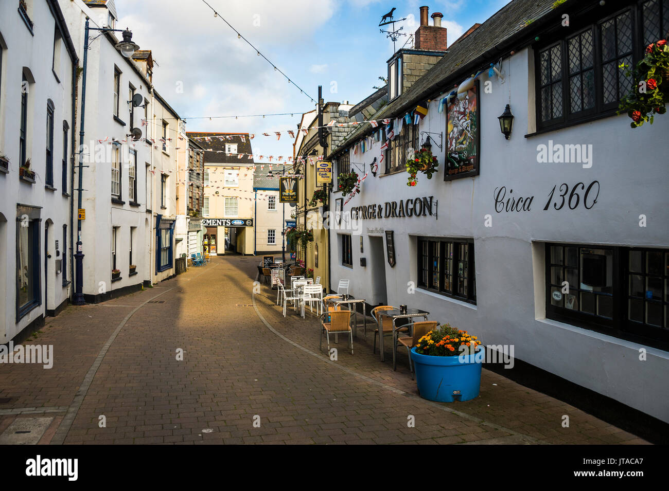 Picturesque harbour town of Ifracombe, North Devon, England, United Kingdom, Europe Stock Photo
