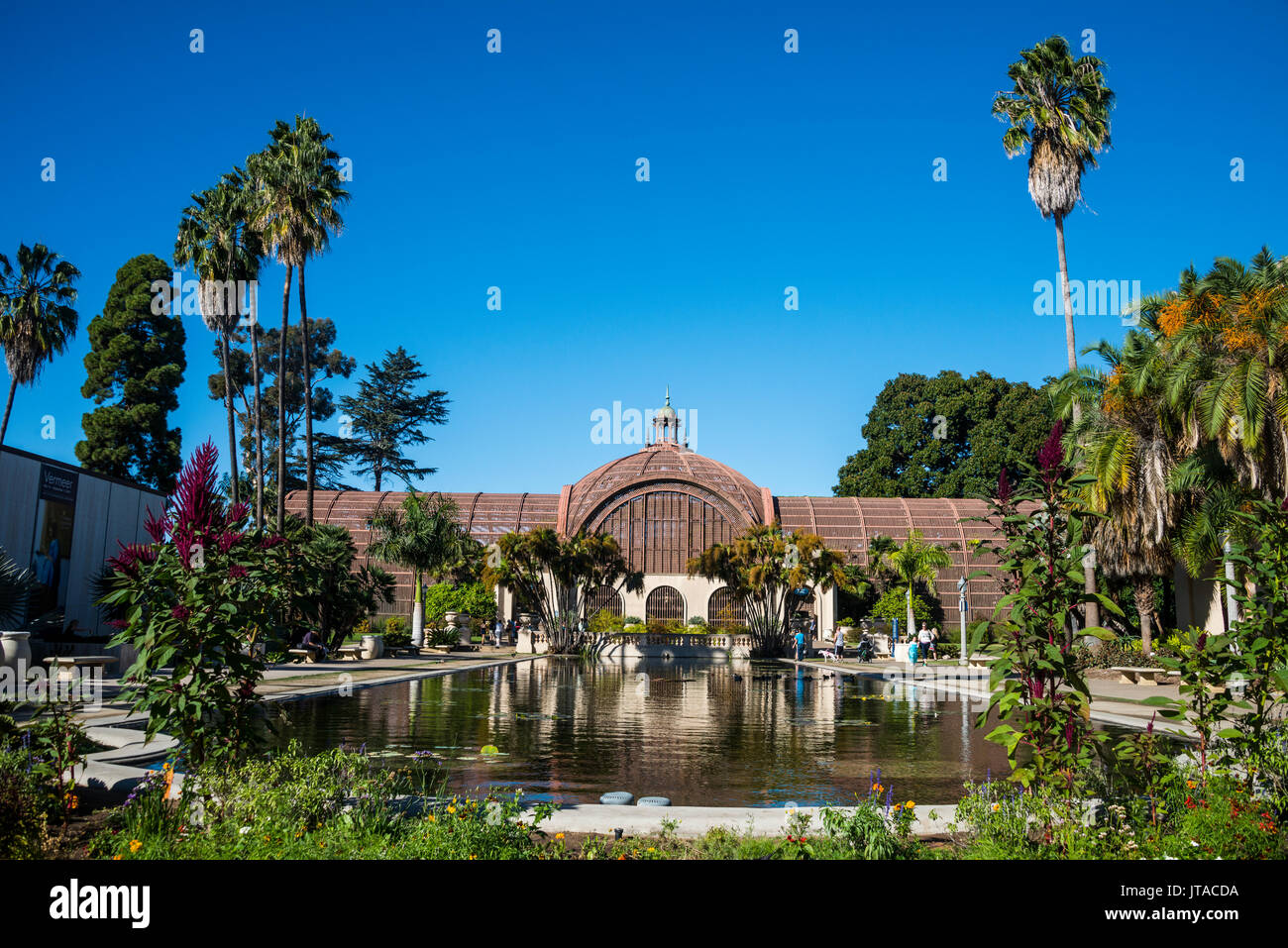 Botanical building, Balboa Park, San Diego, California, United States of America, North America Stock Photo