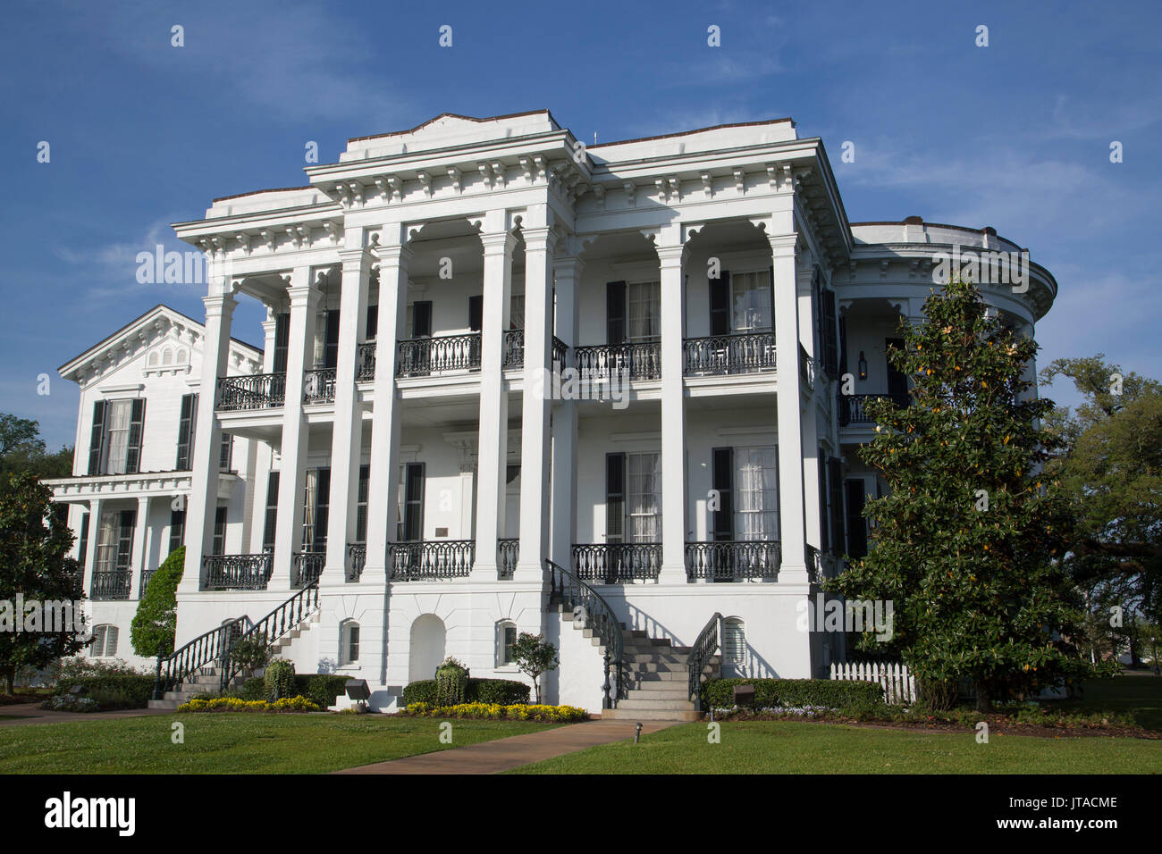 Nottoway Plantation, built during the 1850s, near White Castle, Louisiana, United States of America, North America Stock Photo