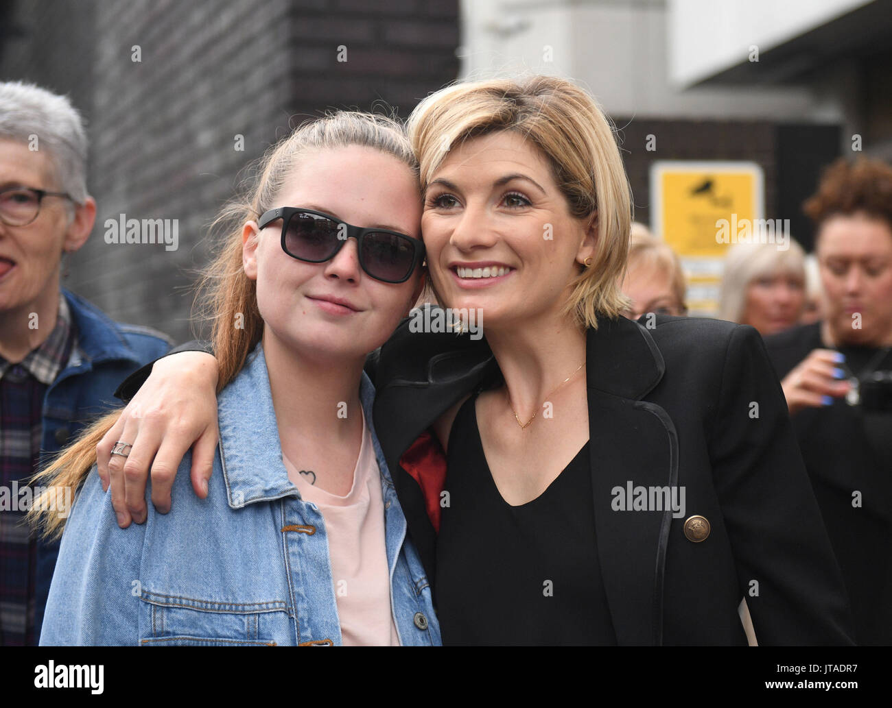 New Doctor Who star Jodie Whittaker arriving at ITV Studios in London