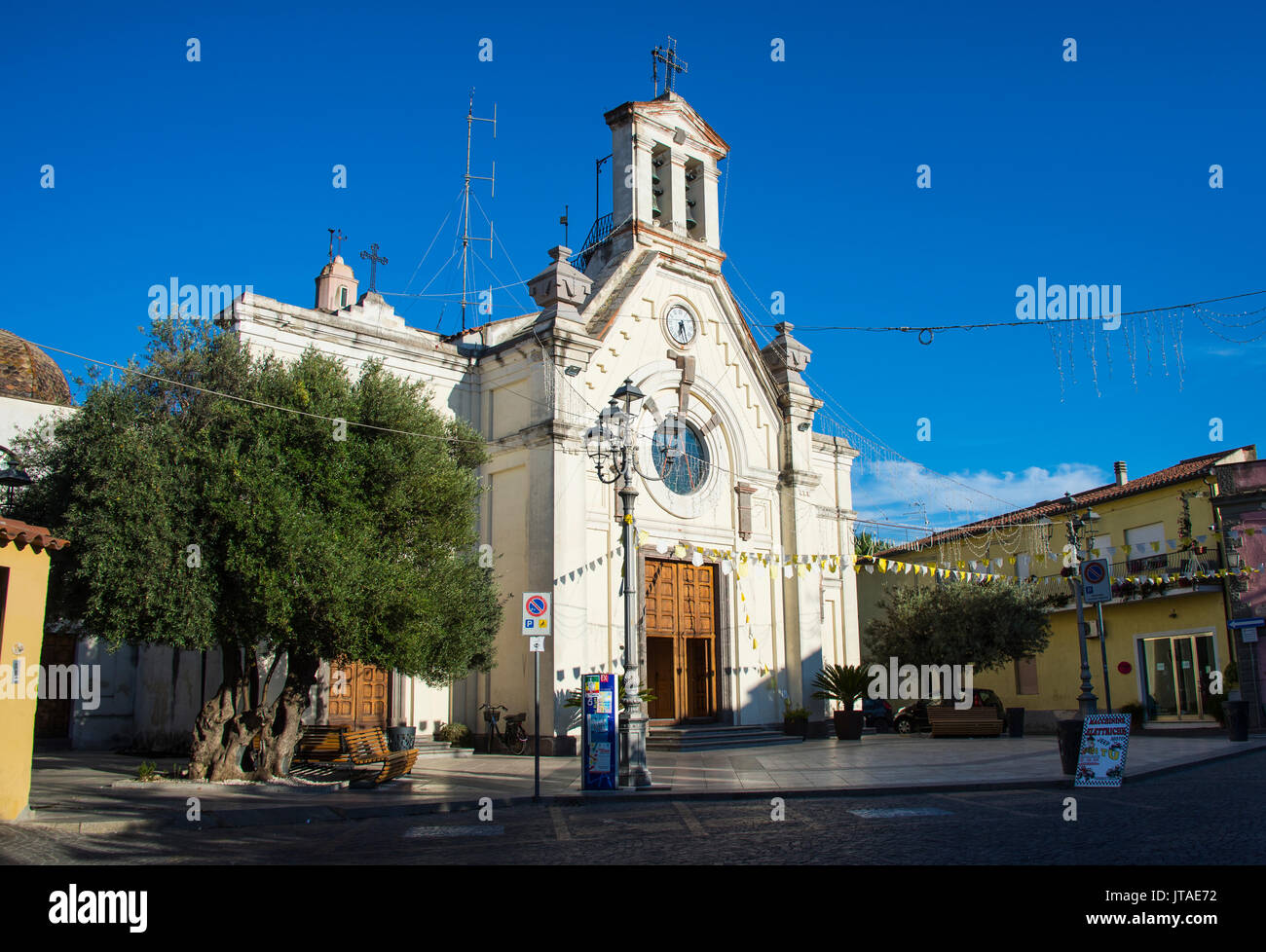 Cathedral of Pula, Sardinia, Italy, Europe Stock Photo