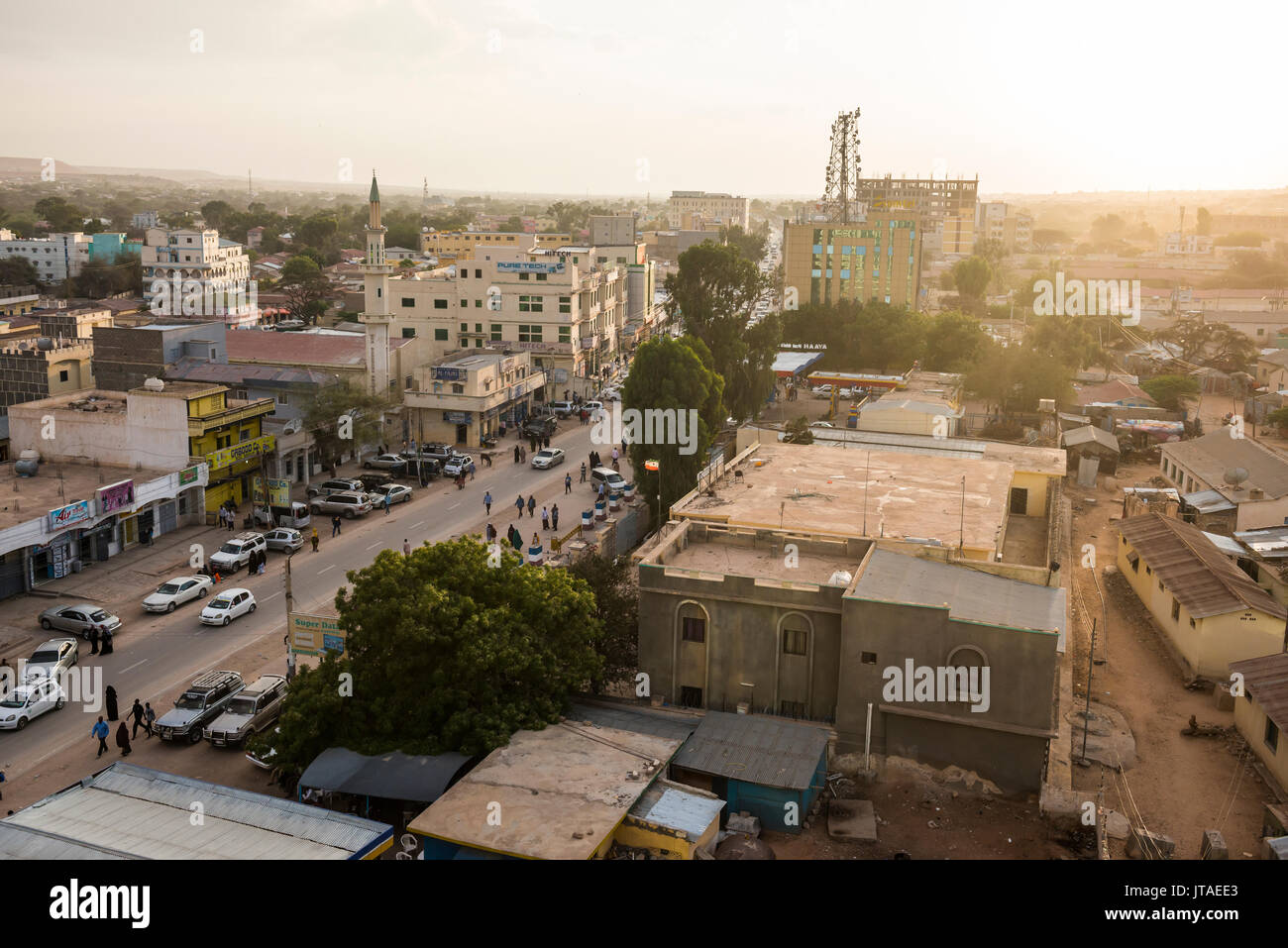View over Hargeisa, Somaliland, Somalia, Africa Stock Photo