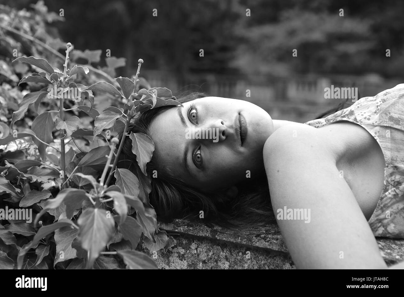 18 year old model Black and White Stock Photos & Images - Alamy