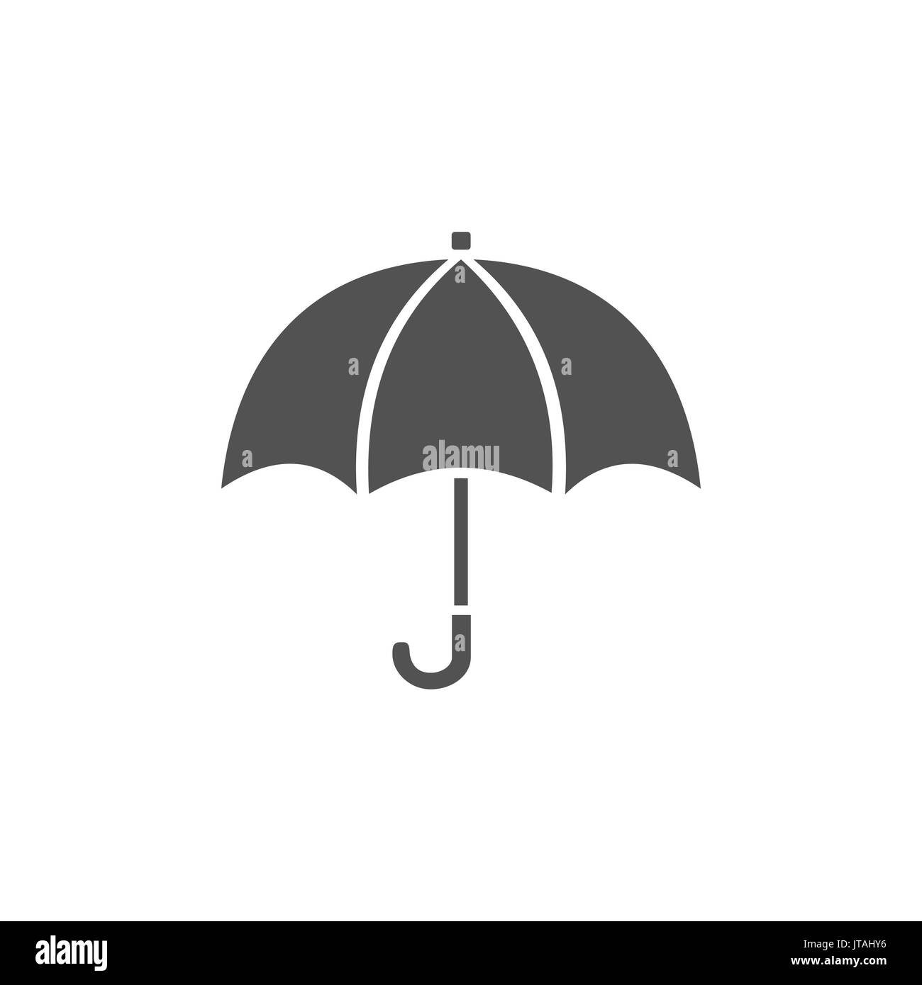 Isolated umbrella icon on a white background Stock Vector Image & Art ...