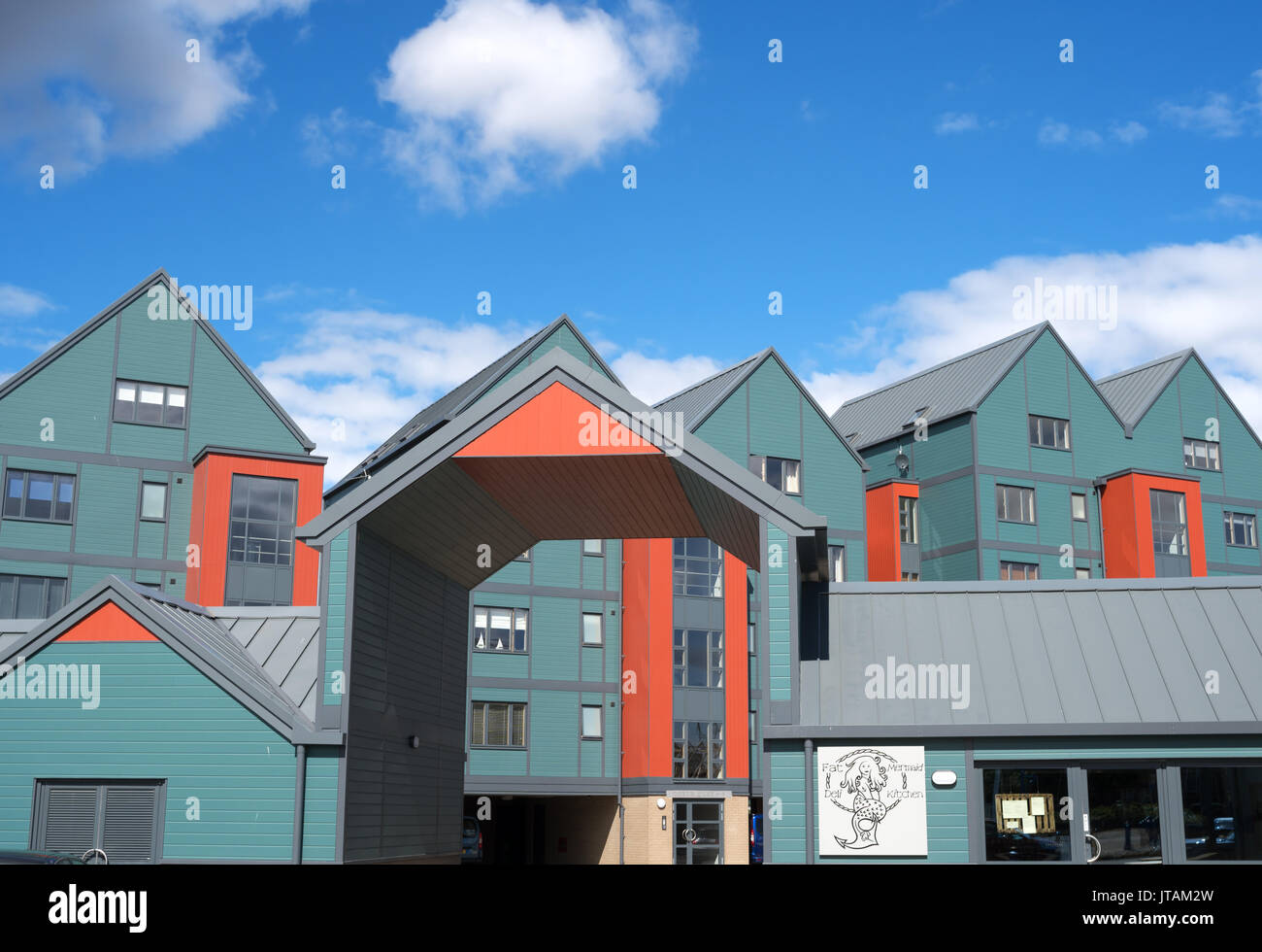 Coble Quay, up market residential development at Amble harbour