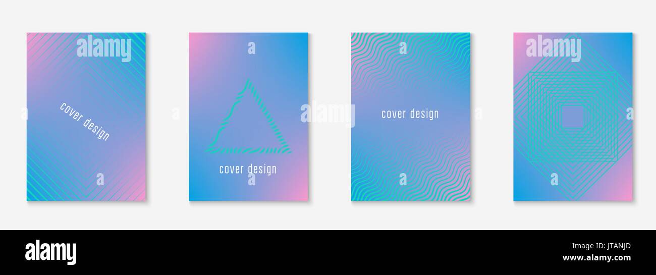 Minimal trendy covers Stock Vector