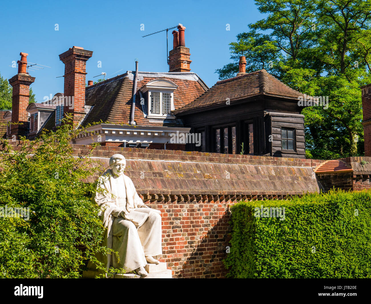 Statue of Josepho Goodall, Eton College, Eton, Windsor, Berkshire, England Stock Photo