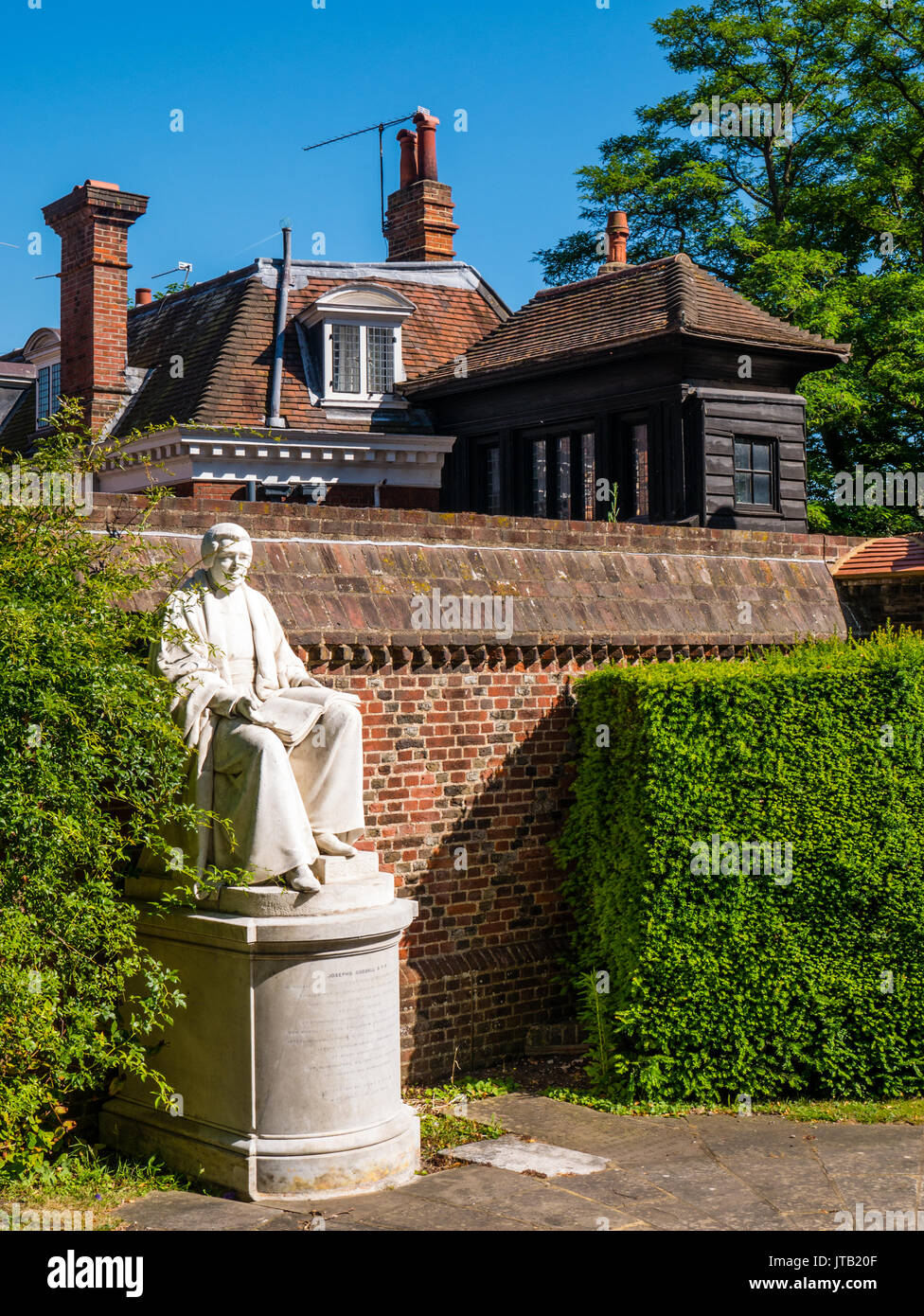 Statue of Josepho Goodall, Eton College, Eton, Windsor, Berkshire, England Stock Photo