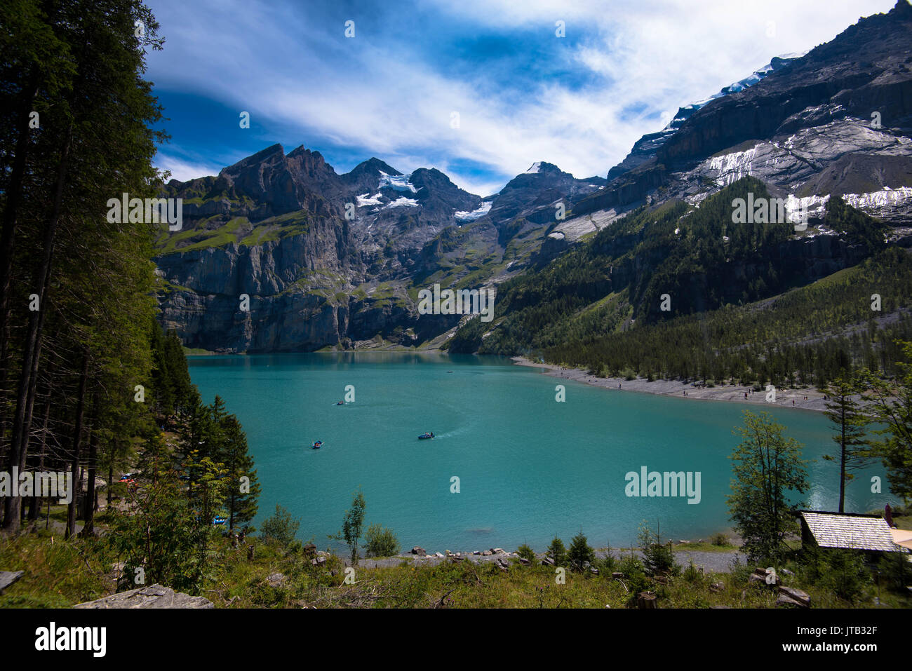 Lake oeschinen hi-res stock photography and images - Alamy
