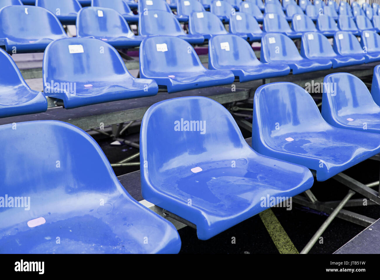 Stadium stages, detail of a sports stadium, sport and hobby Stock Photo ...