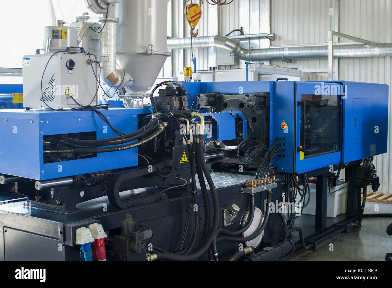 Production tape in a small factory Stock Photo Alamy