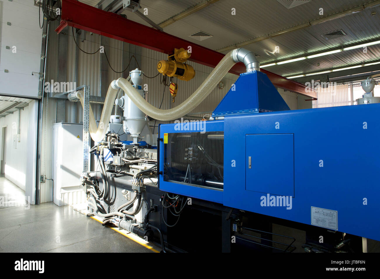 Production tape in a small factory Stock Photo Alamy