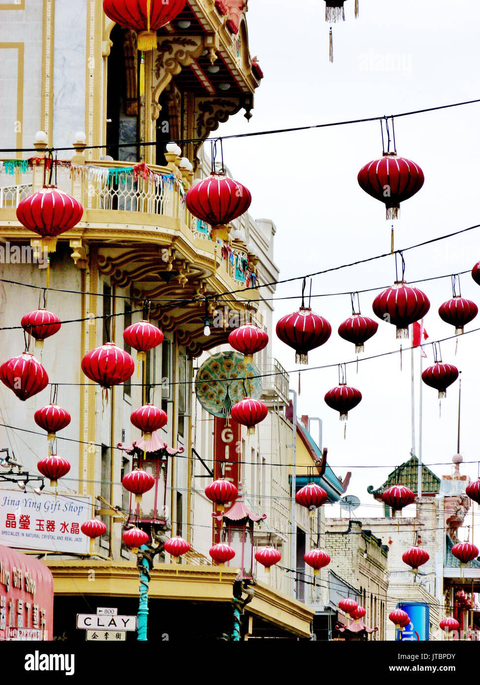 San Francisco China Town Stock Photo