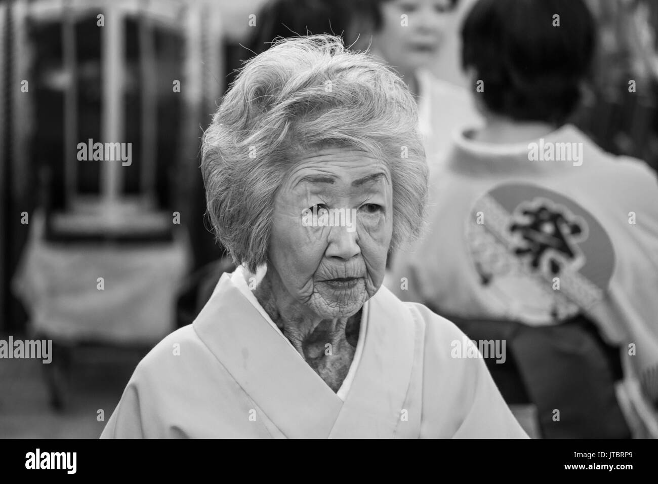 Tanabata Lady Stock Photo