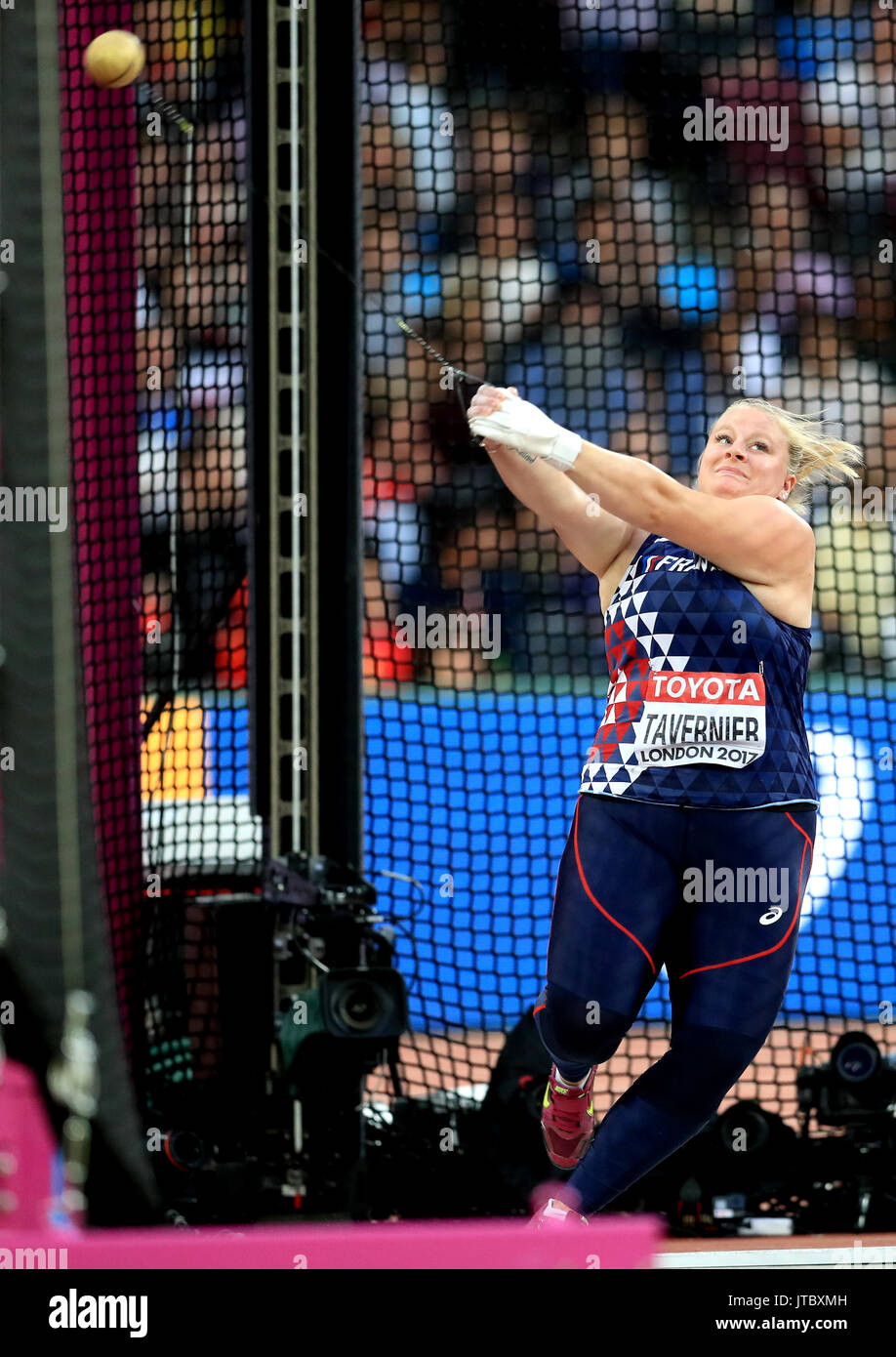 France S Alexandra Tavernier In Action In The Women S Hammer Throw Final During Day Four Of The 2017 Iaaf World Championships At The London Stadium Press Association Photo Picture Date Monday August 7