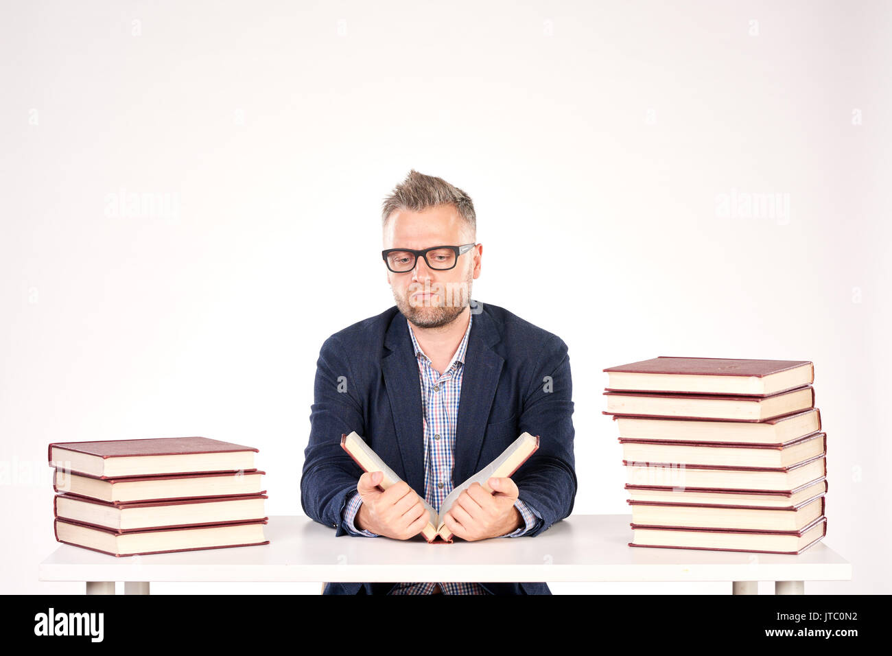 Professor eyeglasses hi-res stock photography and images - Alamy