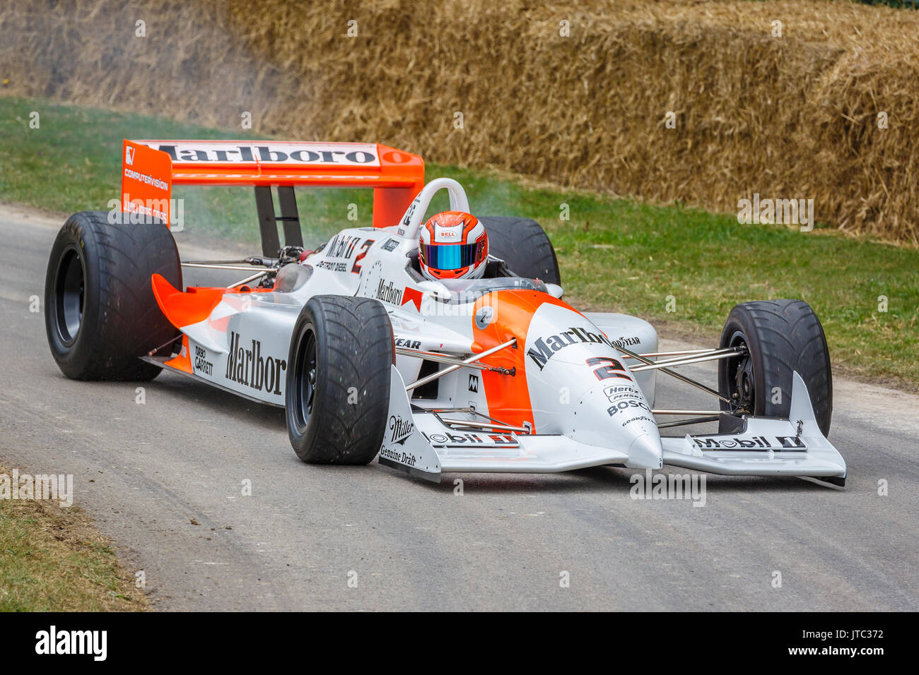 1993 Penske-Chevrolet PC22 CART racer with driver Jeremy Smith at the 2017  Goodwood Festival of Speed, Sussex, UK Stock Photo - Alamy
