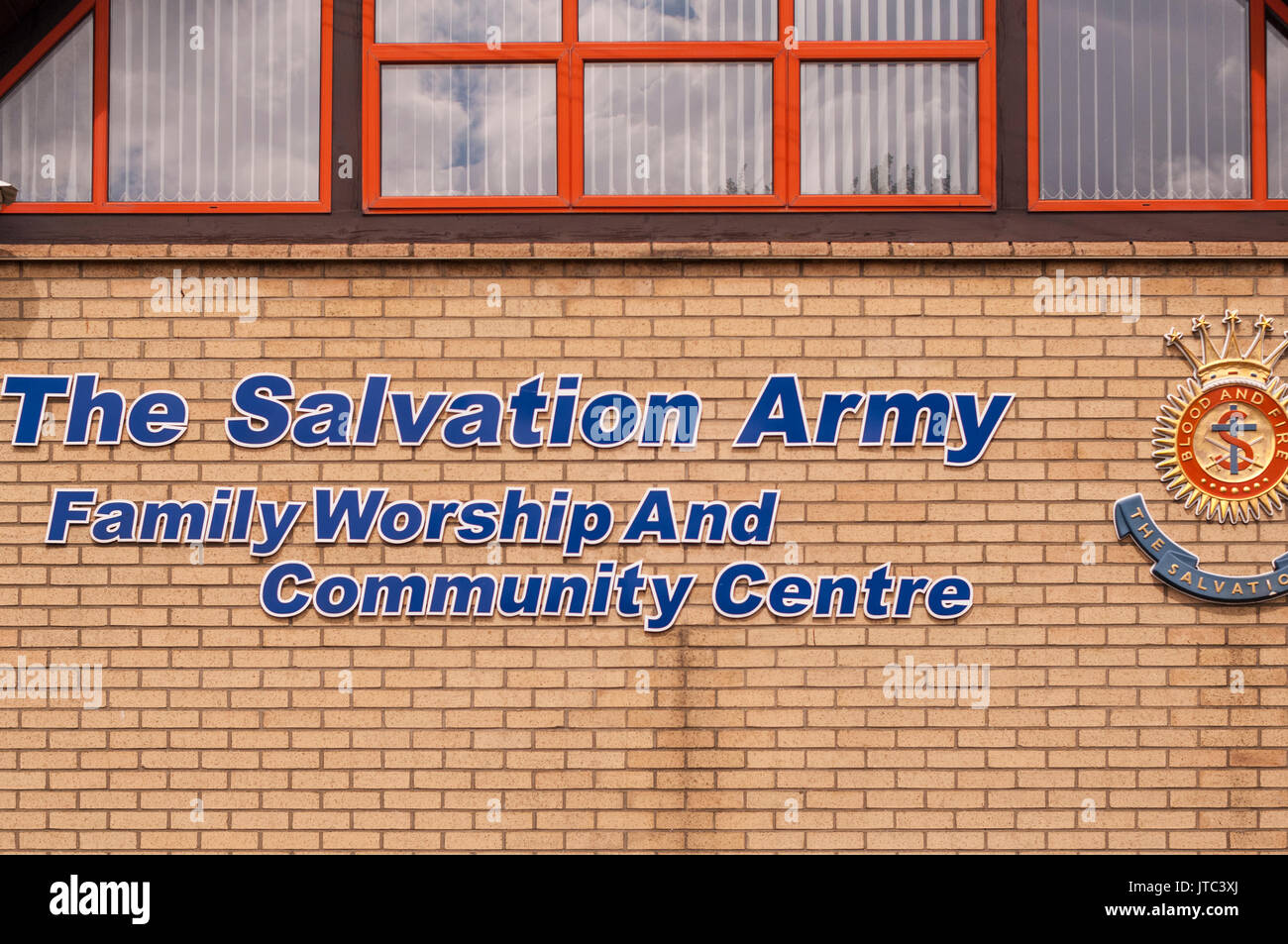 The Salvation Army hall in Mile Cross , Norwich , Norfolk , England , Britain ,  Uk Stock Photo