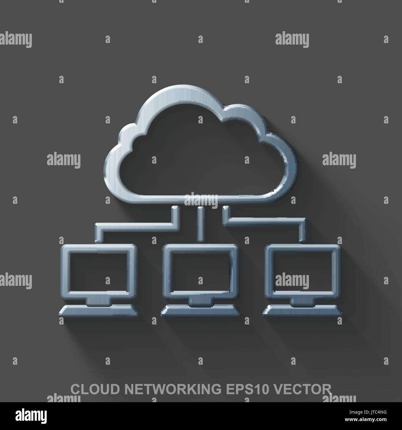 Flat metallic cloud technology hi-res stock photography and images - Alamy