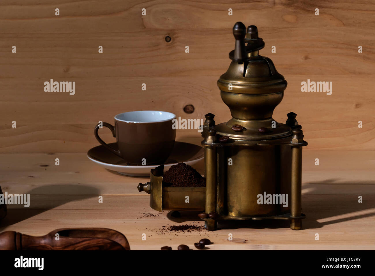 Coffee still life, coffee items before brewing coffee Stock Photo Alamy