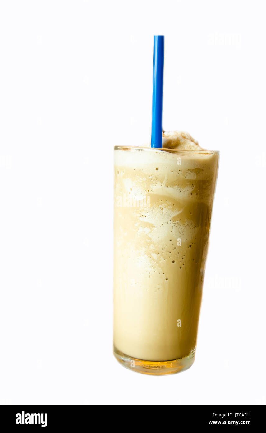 cold coffee with blend iced for refresh Stock Photo Alamy