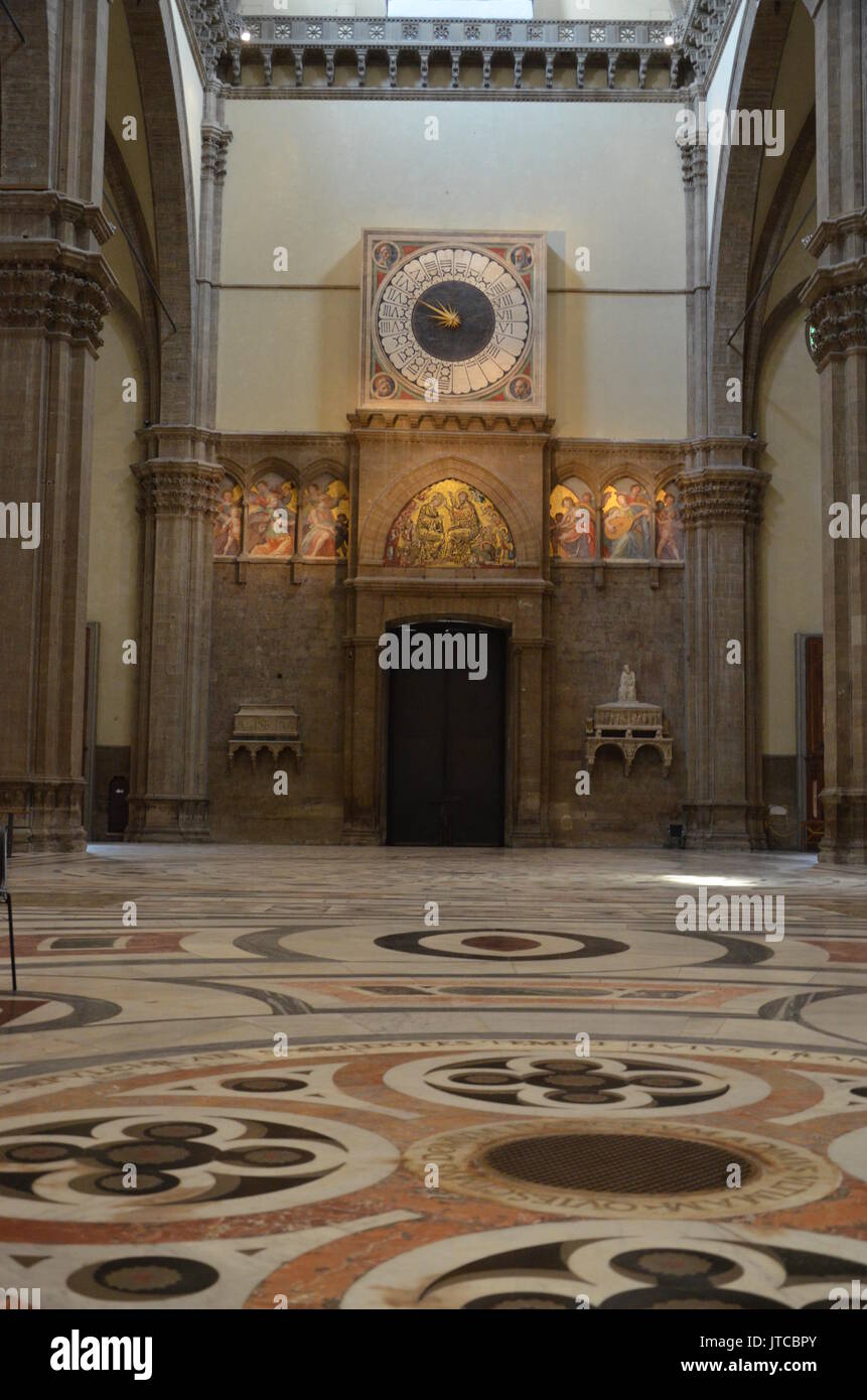 Florence - Duomo interior Stock Photo