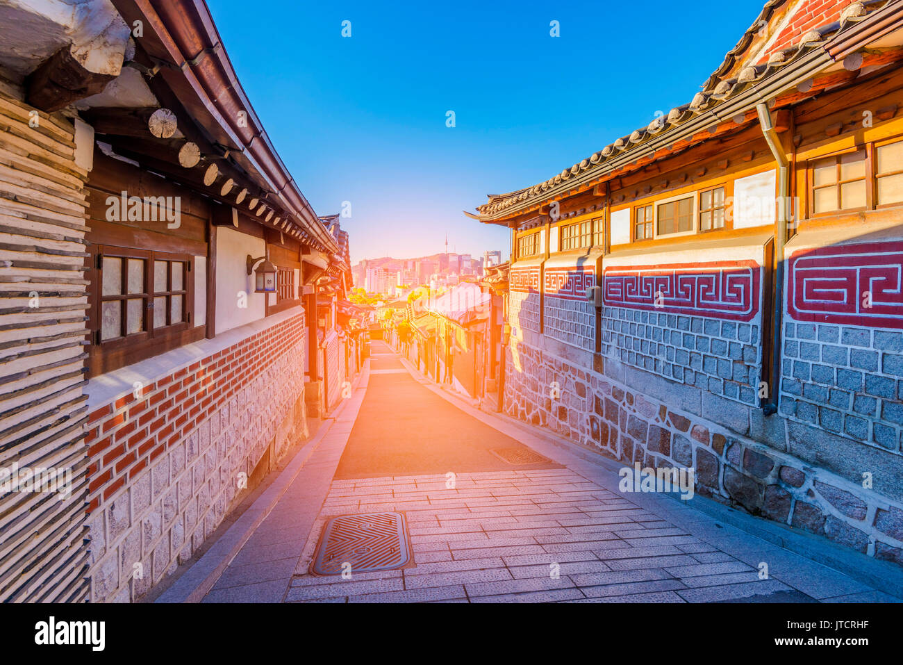 Bukchon Hanok Village in Seoul, South Korea Stock Photo - Alamy