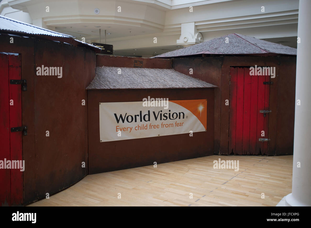 World Vision Set Up A Mock African Village Inside A Shopping