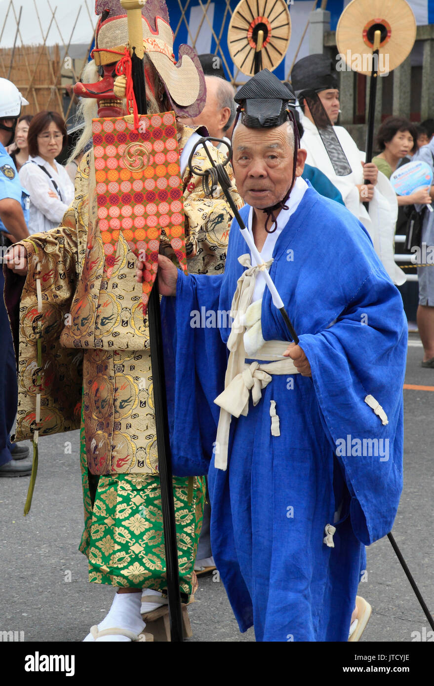 Japan, Tsushima, Owari Tenno Matsuri, festival, people