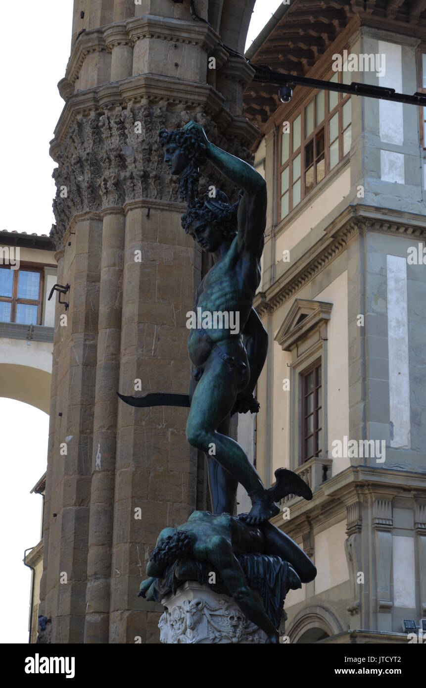 Loggia dei Lanzi (Loggia della Signoria), Florence Stock Photo
