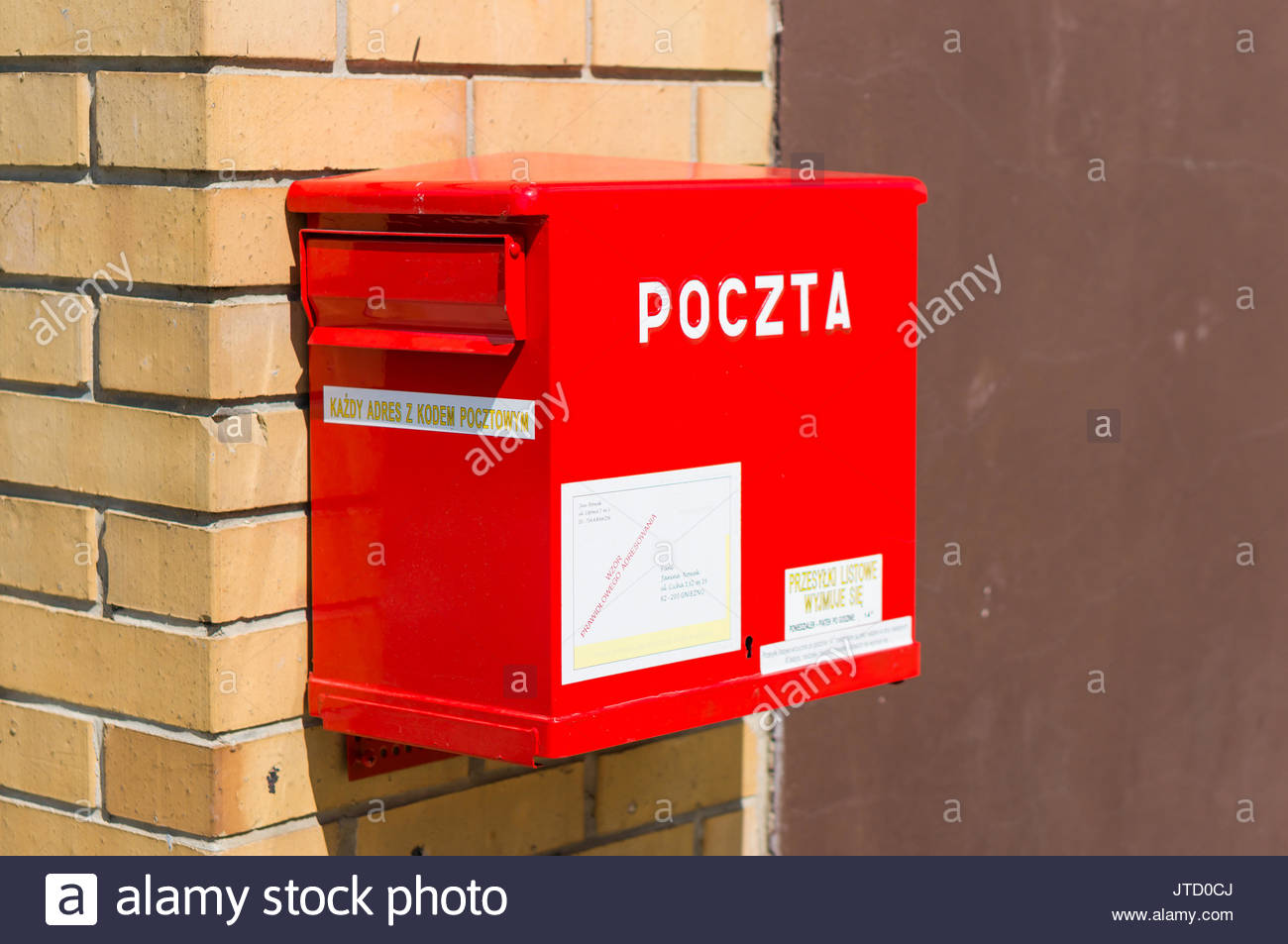 Poczta Stock Photos & Poczta Stock Images Alamy