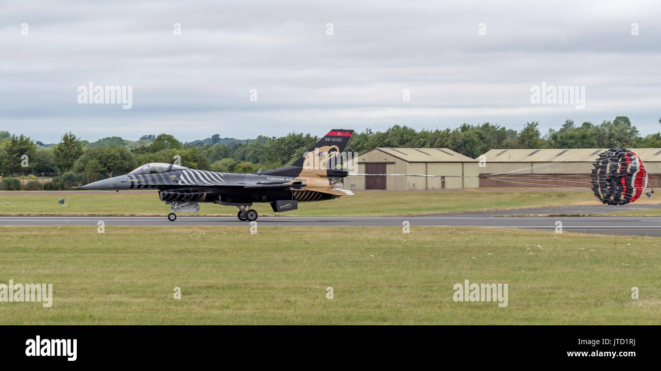 Soloturk, F-16C Fighting Falcon Display at the Royal International Air Tattoo Stock Photo