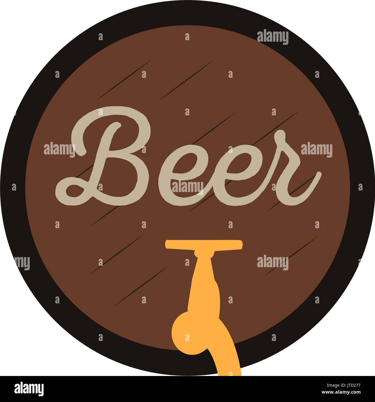Isolated beer barrel Stock Vector Image & Art Alamy