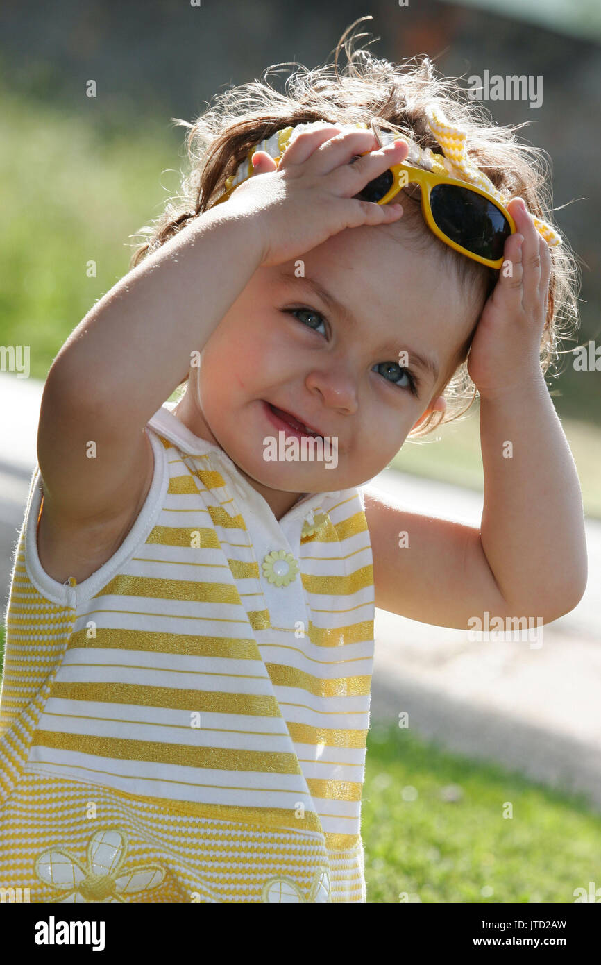Baby, 1 year; Isolated Stock Photo - Alamy