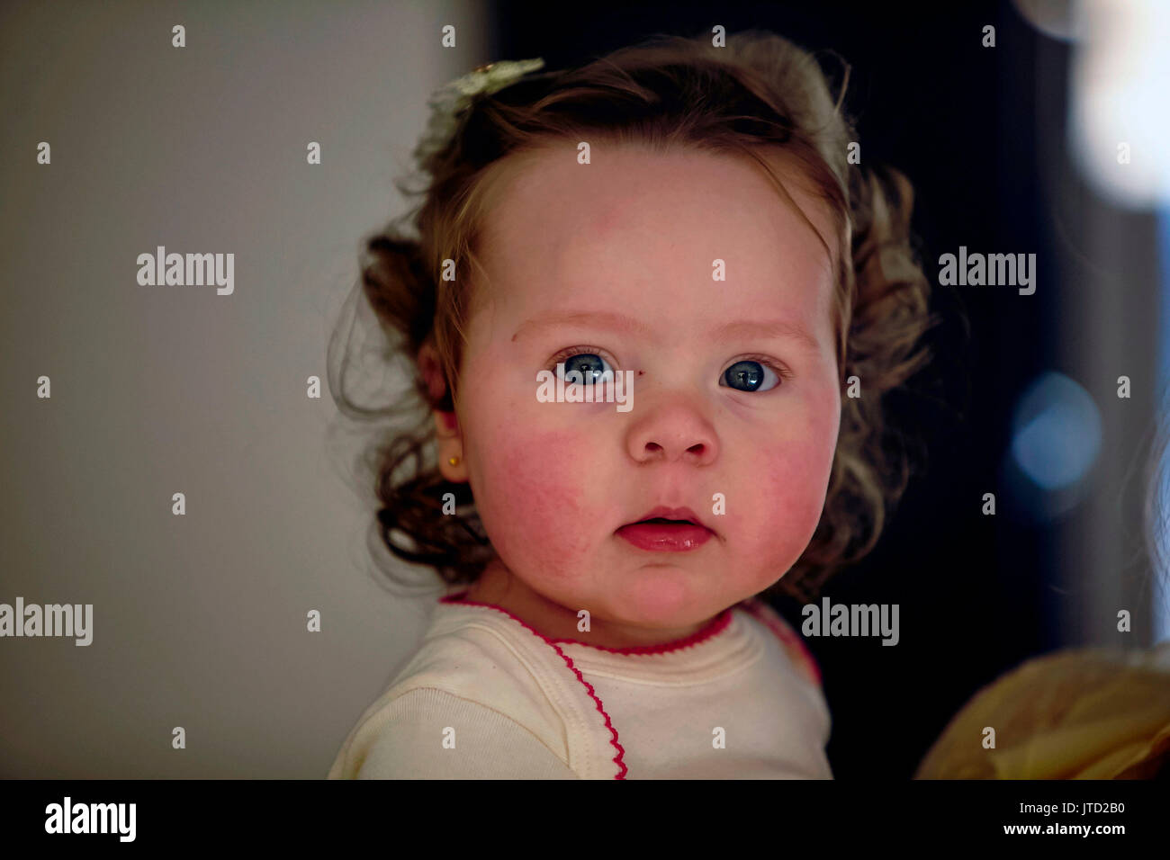 Baby, 1 year; Isolated Stock Photo - Alamy