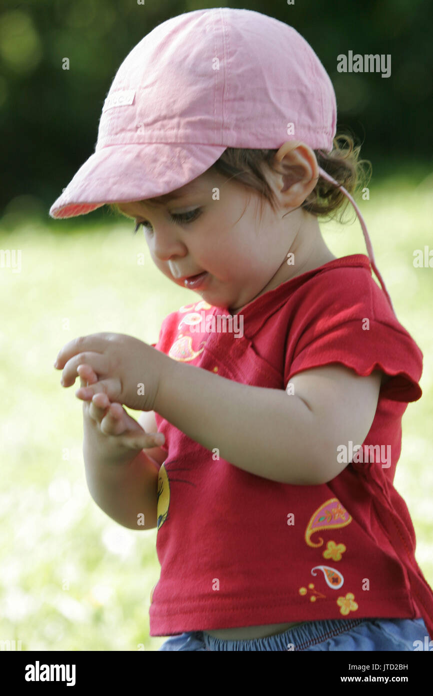 Baby, 1 year; Isolated Stock Photo - Alamy