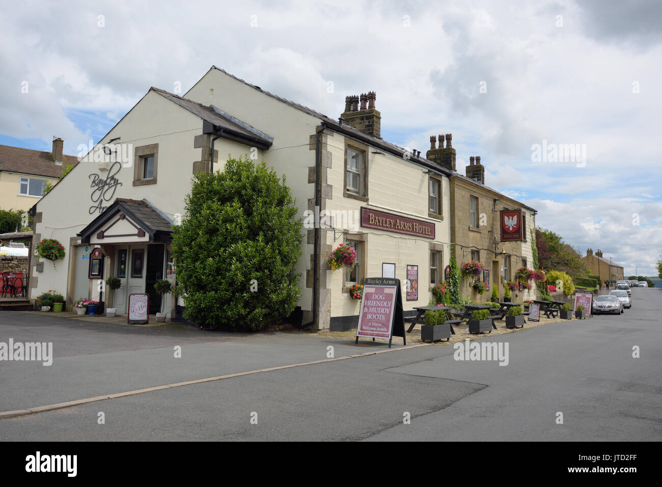 The Bayley Arms , Hurst Green,Clitheroe Stock Photo